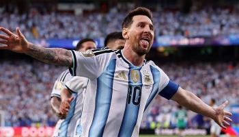 ليونيل ميسي قائد منتخب الأرجنتين
