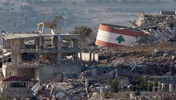 جانب من الدمار في جنوب لبنان