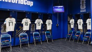 غرفة ملابس المنتخب السعودي