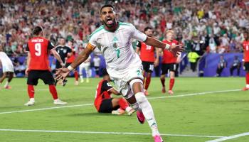 رياض محرز، نجم منتخب الجزائر