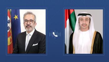 الشيخ عبدالله بن زايد آل نهيان ووزير خارجية البرتغال