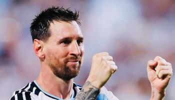 ليونيل ميسي قائد منتخب الأرجنتين