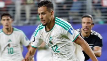 بن بوعلي مهاجم منتخب الجزائر