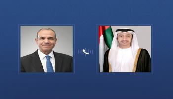 الشيخ عبدالله بن زايد آل نهيان ووزير الخارجية المصري