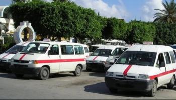 محطة سيارات أجرة جماعية في تونس