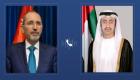 عبدالله بن زايد ووزير خارجية الأردن يدينان اعتداءات إيران