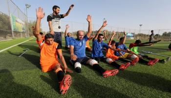 مباراة لمبتوري الأطراف في غزة