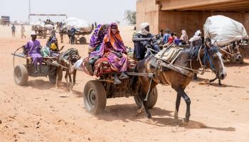 نازحون سودانيون جراء الحرب - أ.ف.ب