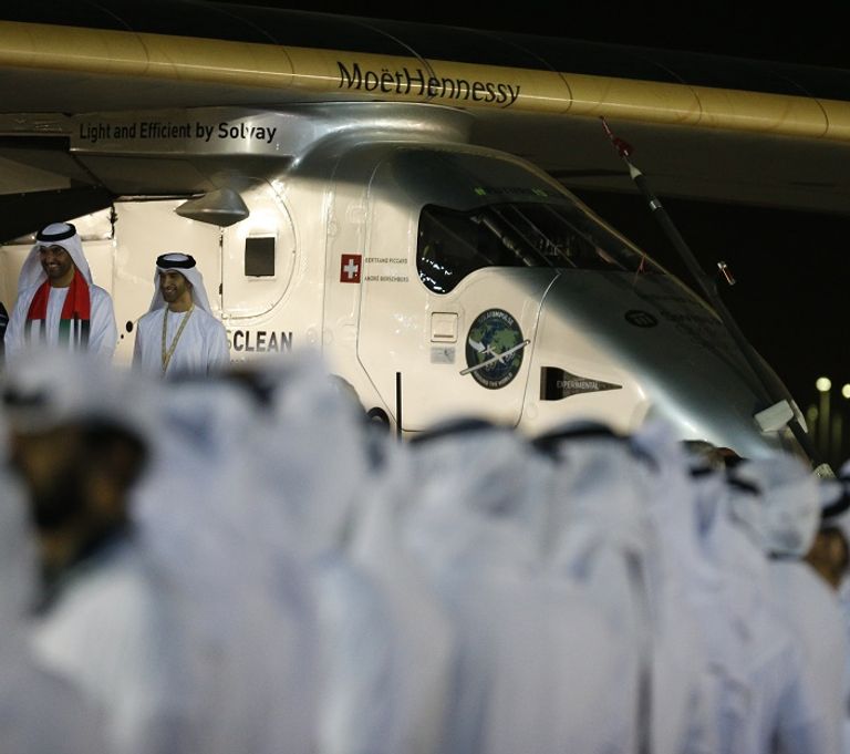 استقبال شعبي ورسمي لختام رحلة سولار إمبلس 2