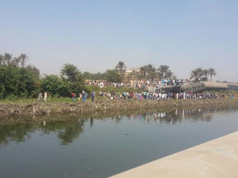 حادث قطار جنوب القاهرة