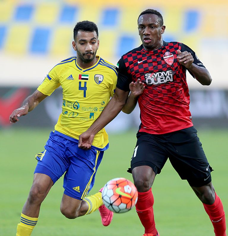 من مباراة الأهلي والظفرة