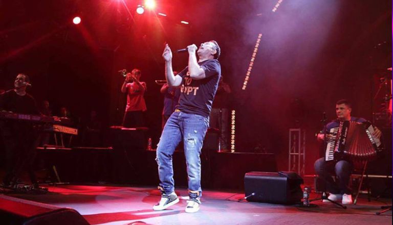 الفنان المصري حكيم يسطع في نيويورك بحفله في مهرجان بروكلين