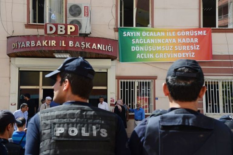 إضراب أكراد تركيا