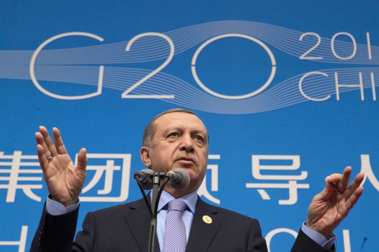 الرئيس التركي، رجب طيب أردوغان