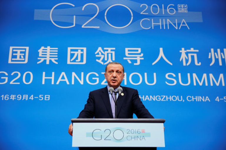 الرئيس التركي، رجب طيب أردوغان