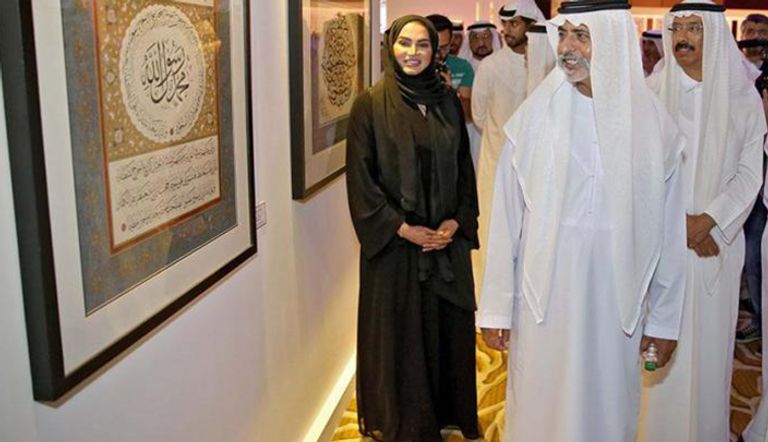 نهيان بن مبارك يفتتح فعاليات الدورة 8 من ملتقى الخط القرآني