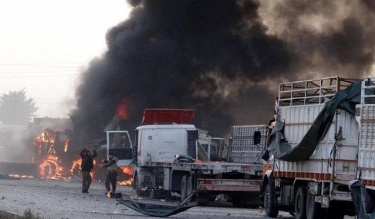 أحد قتلى القصف الروسي  في أريحا بريف إدلب 