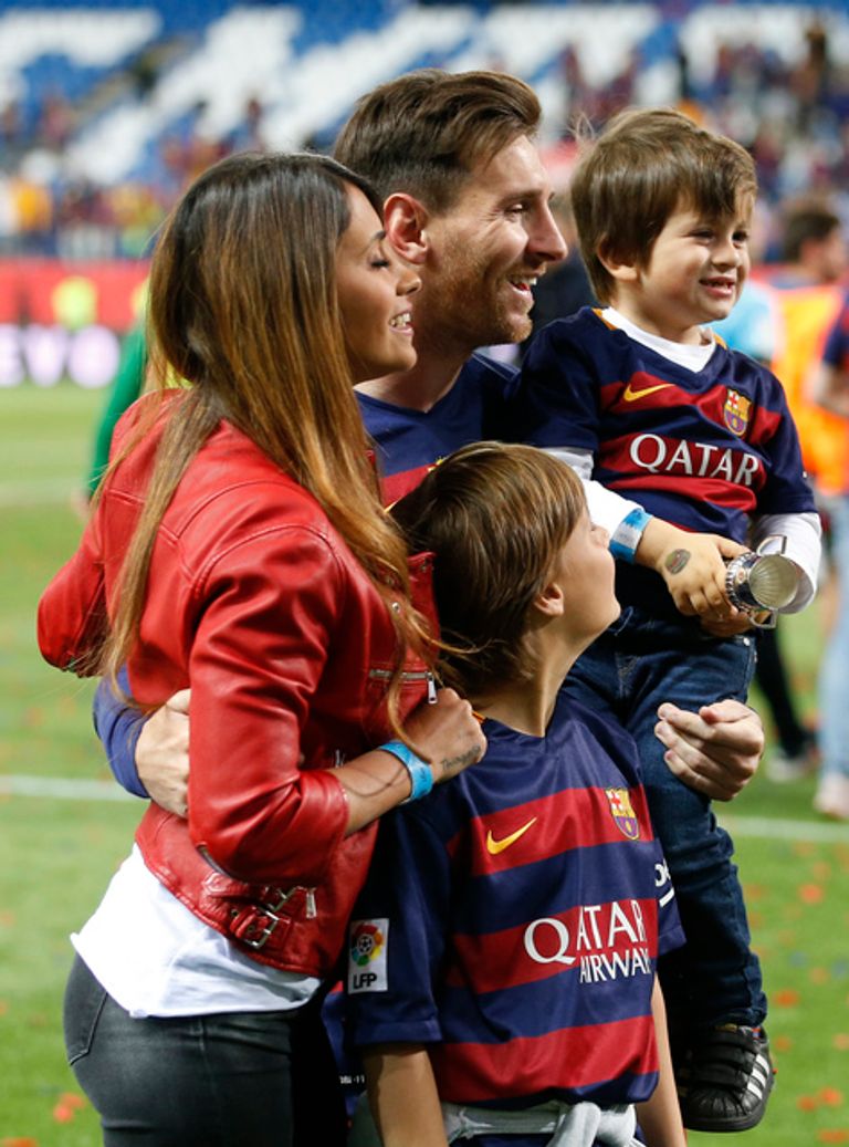 برشلونة يحتفل بالكأس