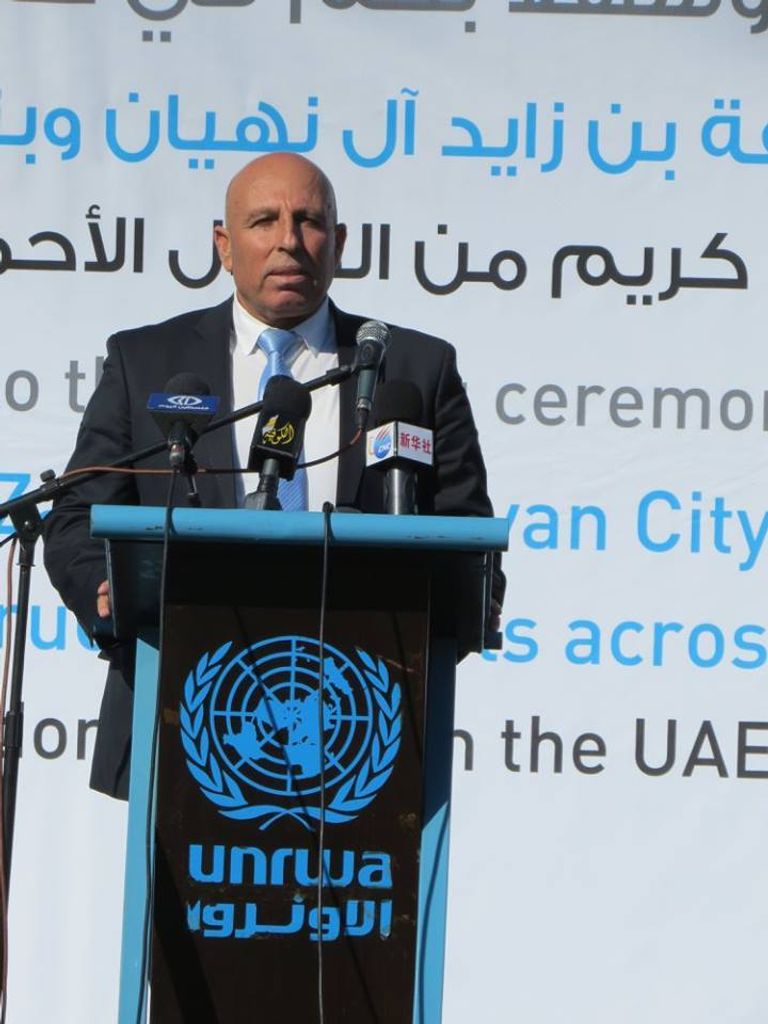 حفل افتتاح مدينة الشيخ خليفة بن زايد آل نهيان فى قطاع غزة 