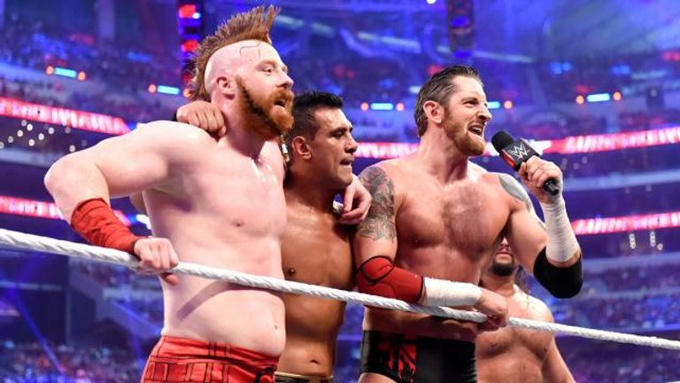 فريق عصبة الأمم بعد إعلان الفوز