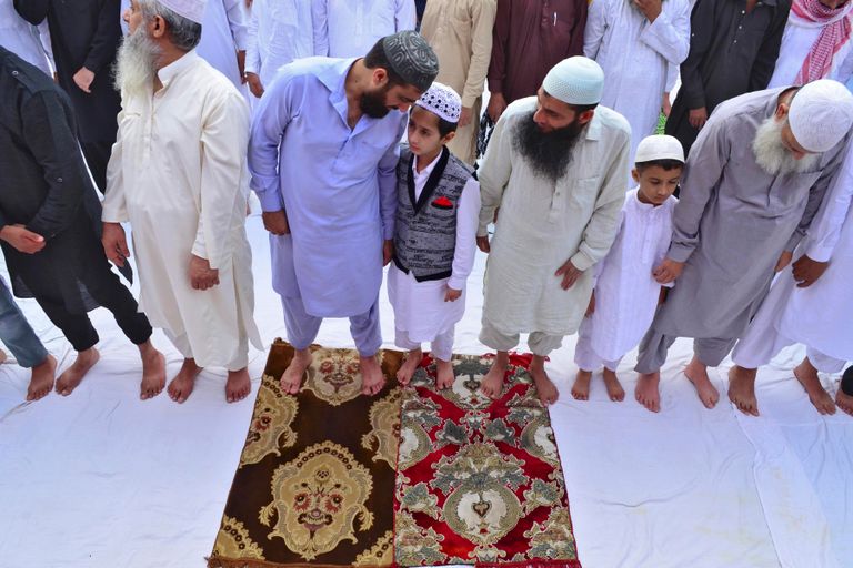 جانب من صلاة عيد الفطر في جامو وكمشير