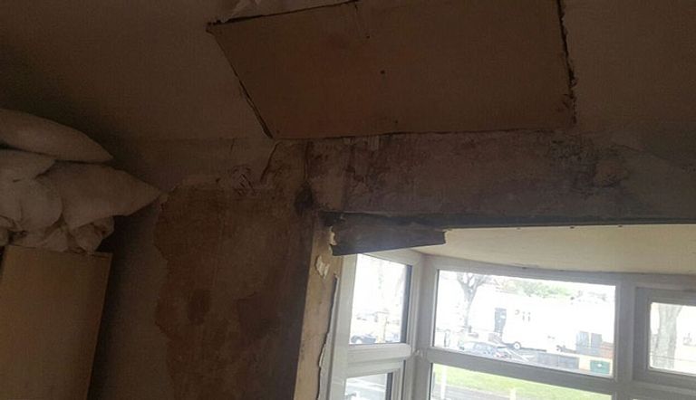 حالة إحدى الغرف قبل التجديد