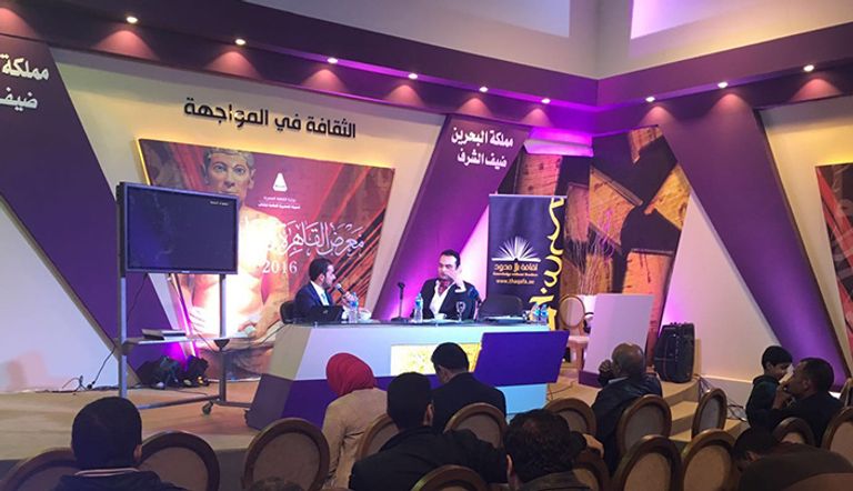 مدير عام المشروع راشد الكوس والإعلامي محمود شرف