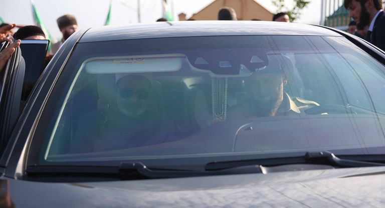 شيخ الأزهر والرئيس الشيشاني