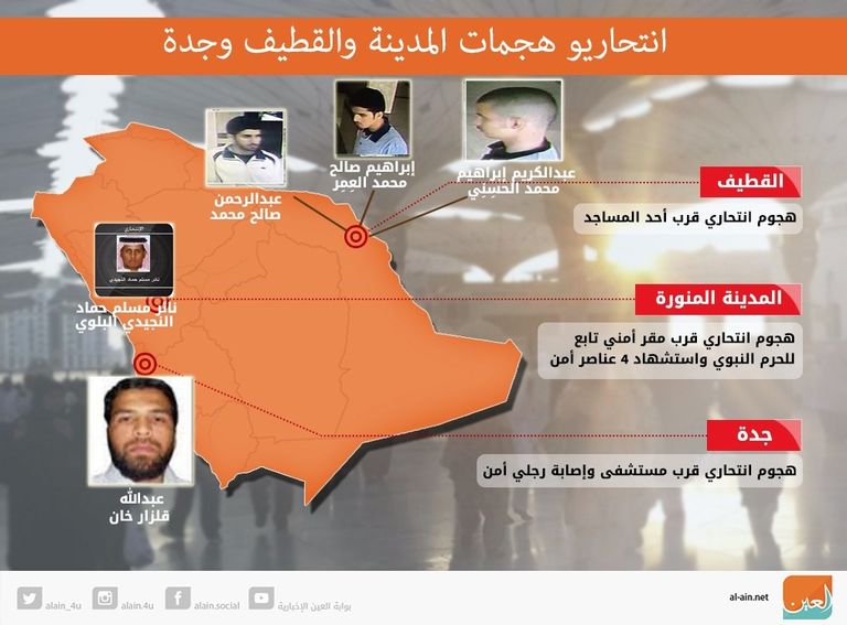 الأمير فيصل بن سلمان يتفقد مكان الهجوم خارج المسجد النبوي