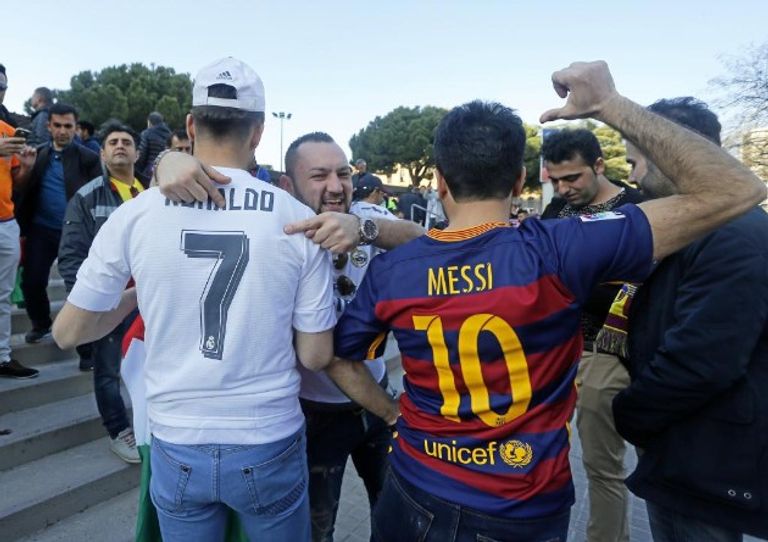 جمهور البرسا والريال معاً