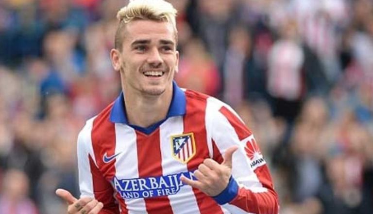 جريزمان يحتفل بنفس الطريقة مع أتليتكو