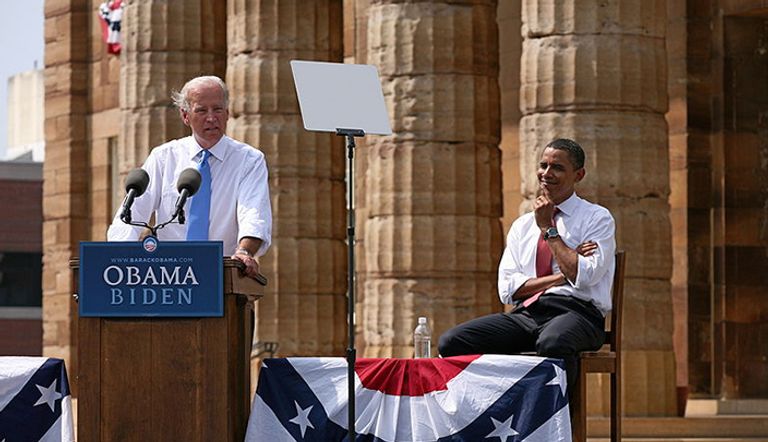 جو بايدن مع باراك أوباما