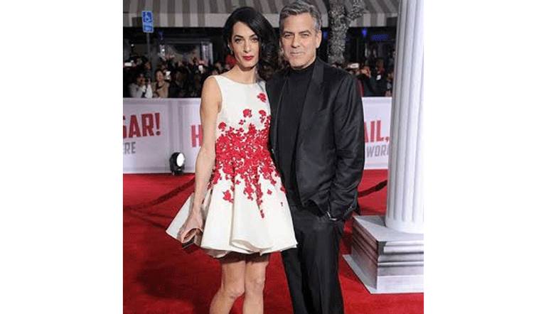 كلوني زوجته