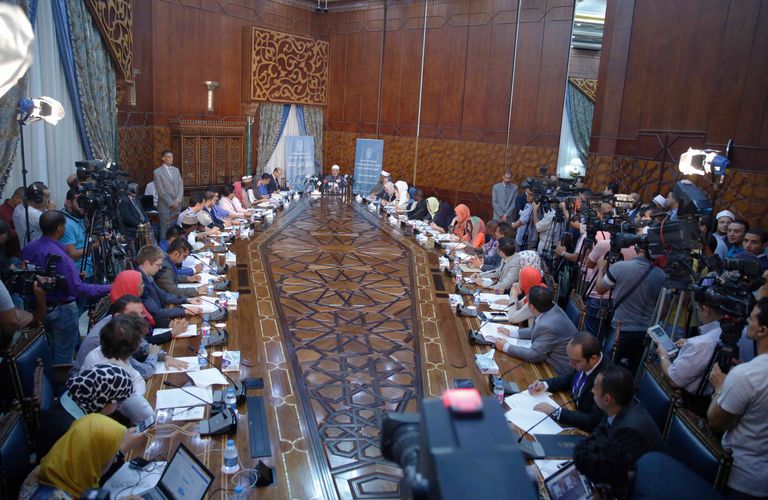 شيخ الازهر في ختام فعاليات الملتقى الدولي الأول للشباب المسلم والمسيحي