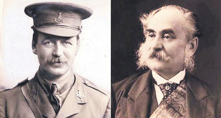 الدبلوماسي الفرنسي فرانسوا جورج بيكو والبريطاني مارك سايكس