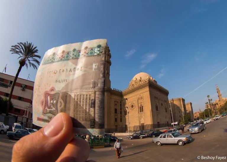 النقود المصرية والآثار مزيج بعيون مختلفة