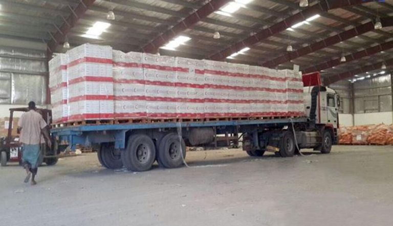 مساعدات إماراتية إنسانية إلى محافظة أبين اليمنية