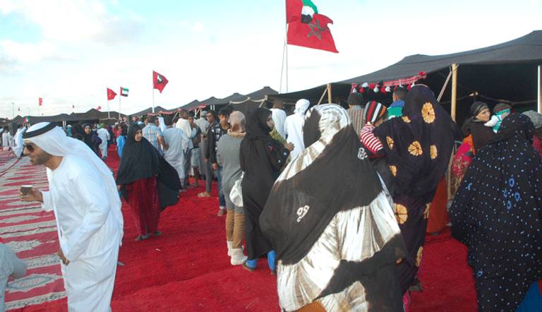 الإمارات شاركت بتراثها الغني في موسم طانطان المغربي