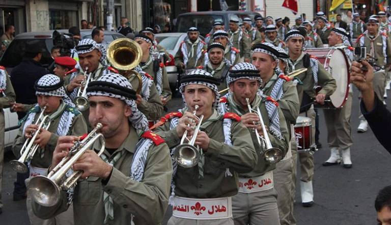 توافد الفلسطينيين للأقصى