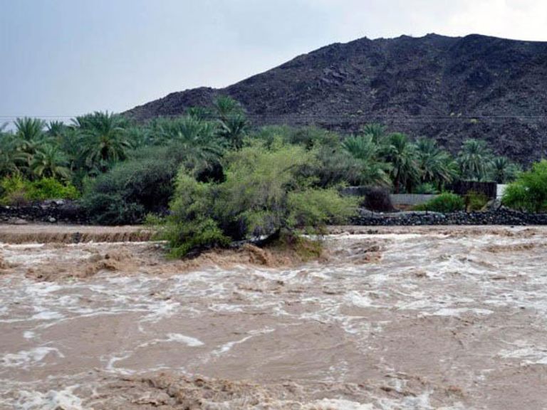 مناطق مختلفة شهدت سقوط أمطار غزيرة وحبات البرد