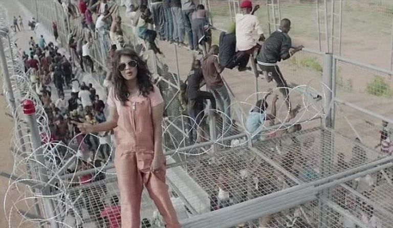 مشاهد من كليب الحدود لمايا