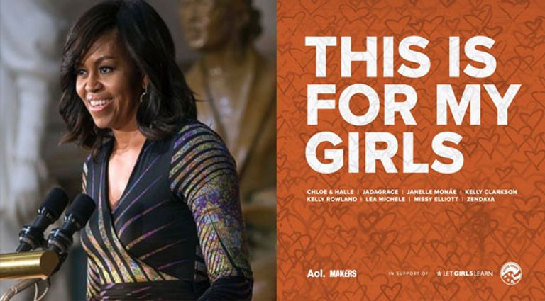 ميشيل أوباما هذا من أجل بناتي