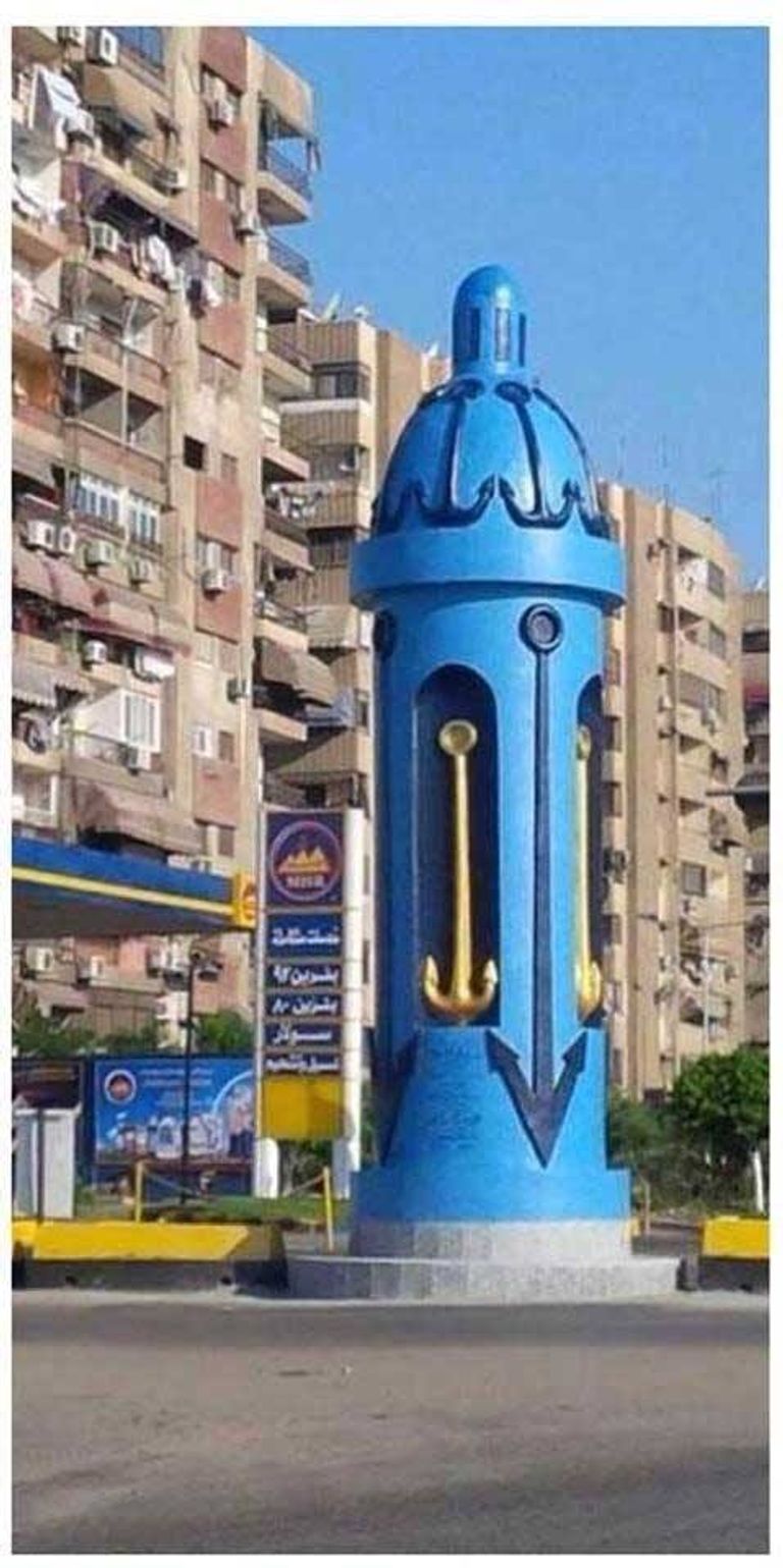 تماثيل أثارت سخرية المصريين