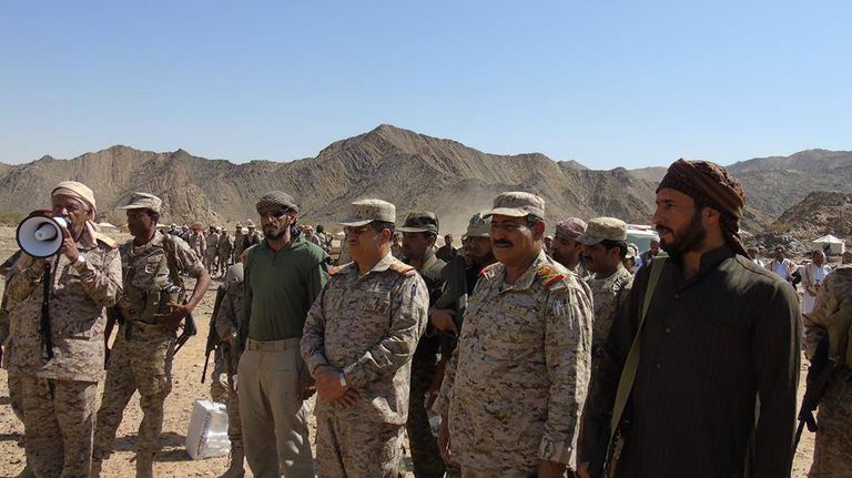 تفقد رئيس الأركان لمستوى الجاهزية القتالية في اللواء 26 بمأرب