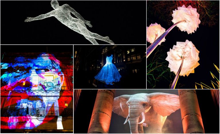 لوحات ثلاثية الأبعاد تضيء لندن (المصدر :آلن ستشالر)