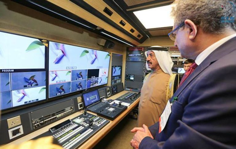 افتتح الشيخ حشر بن مكتوم آل مكتوم مدير دائرة إعلام دبي الثلاثاء