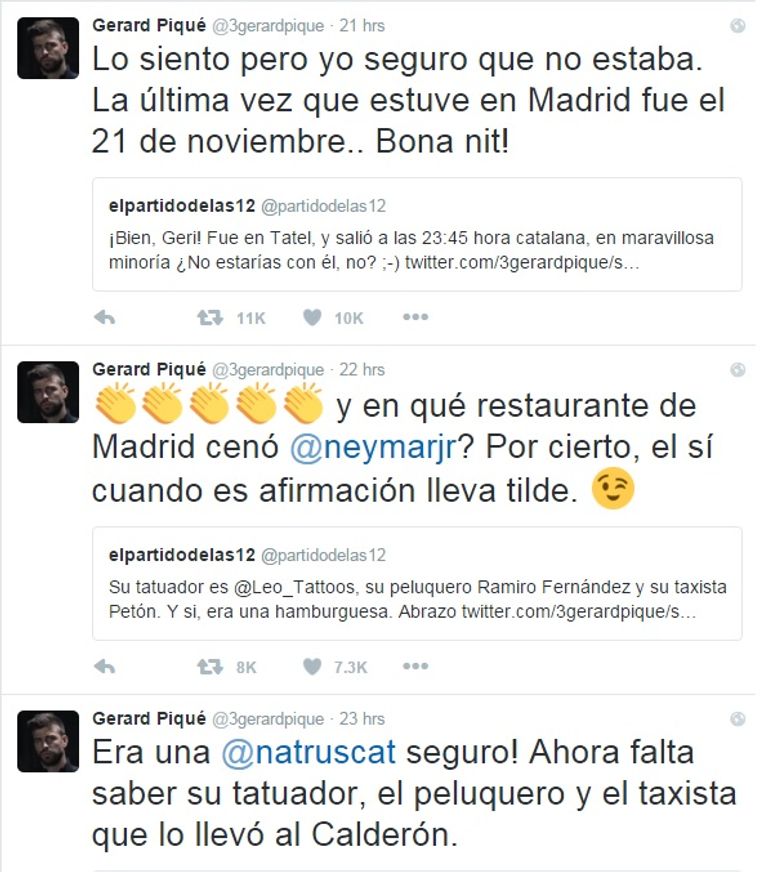 سخرية بيكيه عبر تويتر