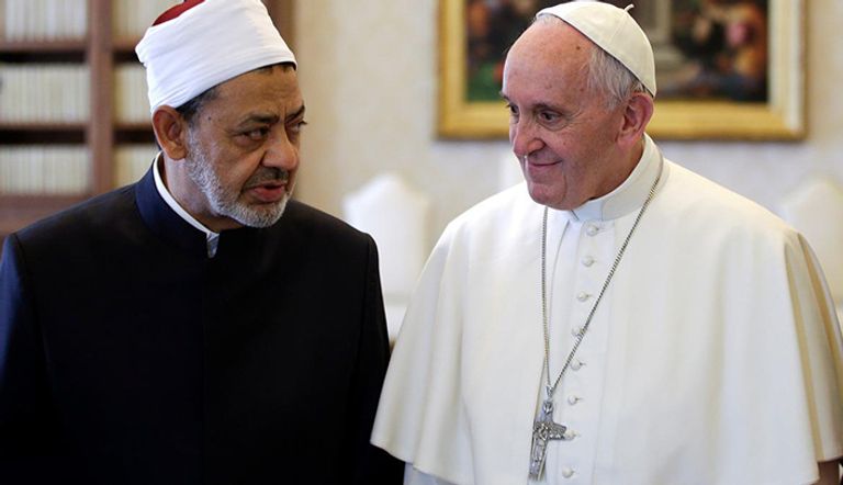 شيخ الأزهر وبابا الفاتيكان