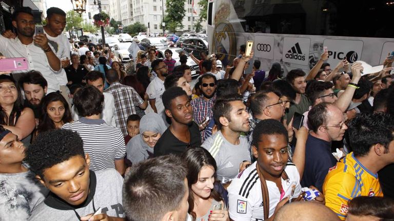 استقبال حافل لريال مدريد