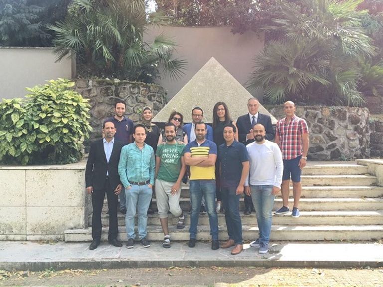 أثناء الإعلان عن توقيع البروتوكول بروما